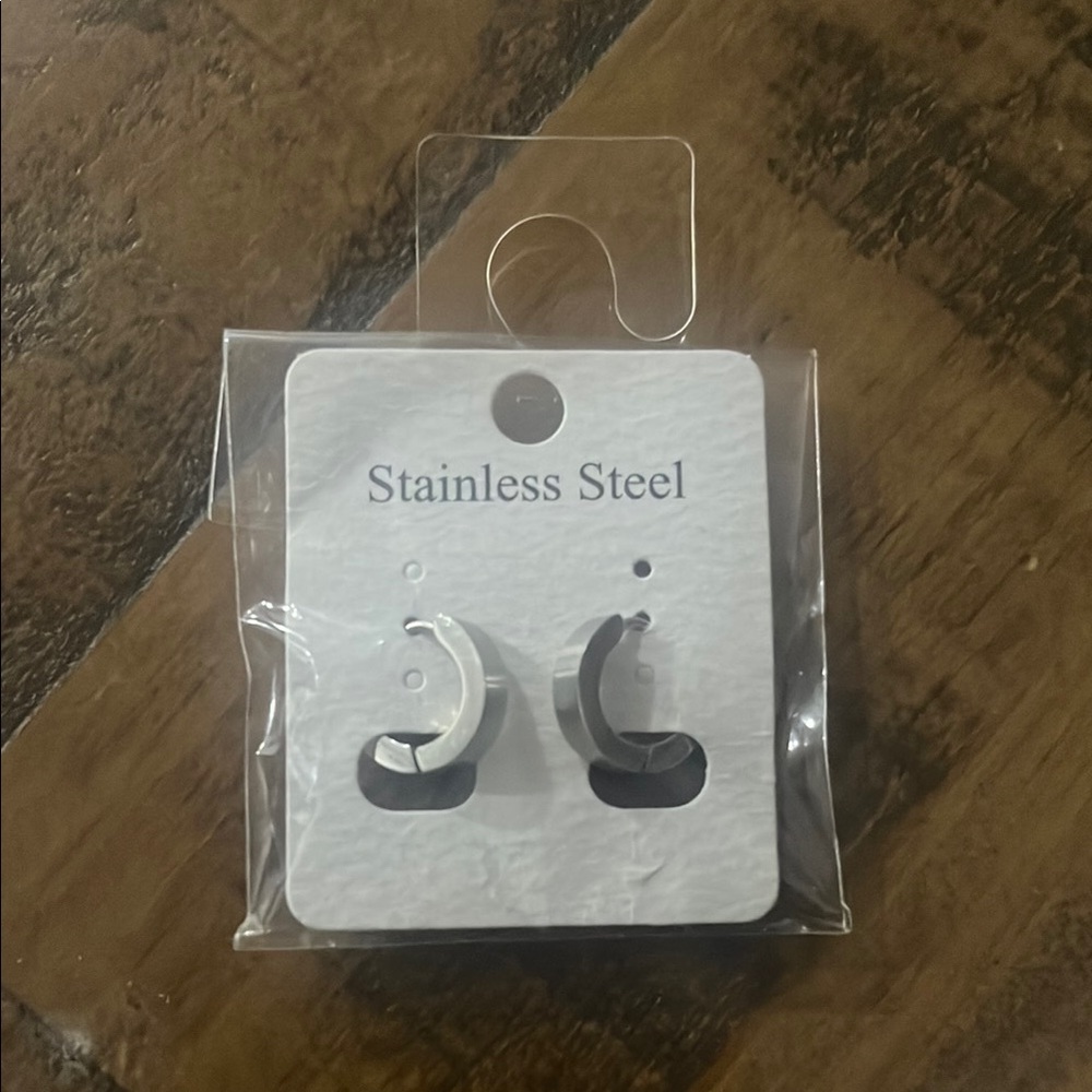 Stainless Steel Hoop Earrings